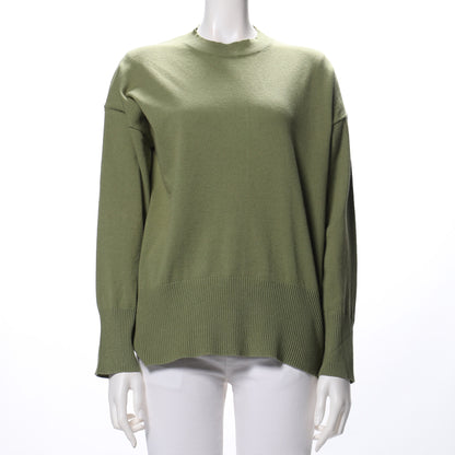 首詰まりドロップショルダーニット