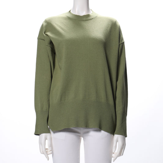 首詰まりドロップショルダーニット