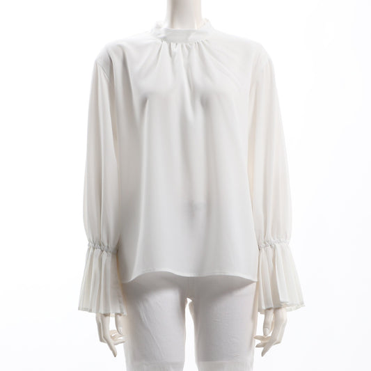 プリーツデザインブラウス