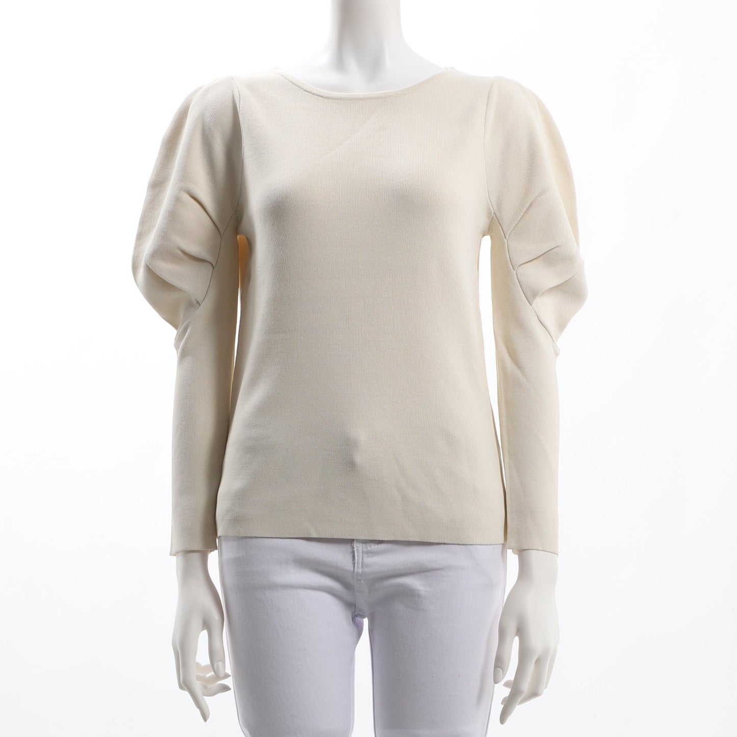 フェミニンデザインフィットニット