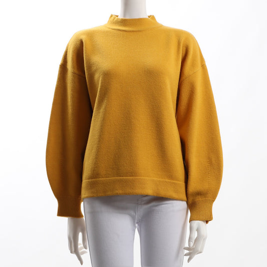 ふんわりお袖ハイネックニット