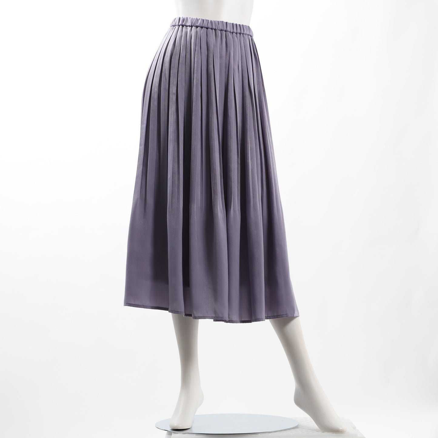 ふんわりシルエット裾消しプリーツスカート