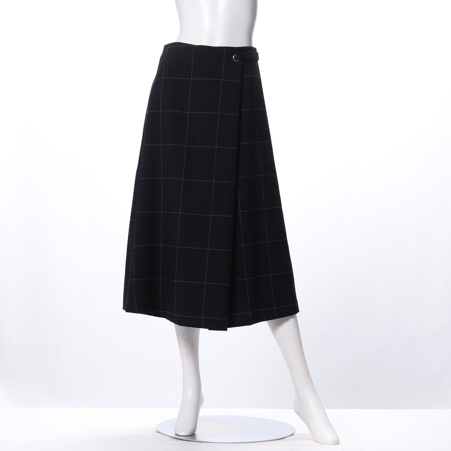 ラップ風フレアスカート