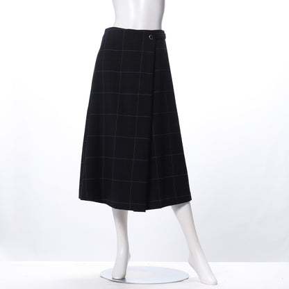 ラップ風フレアスカート