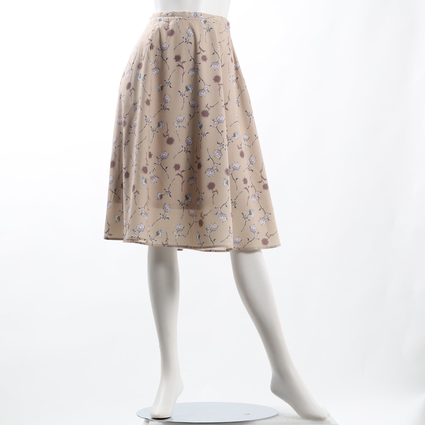 花柄フレアスカート