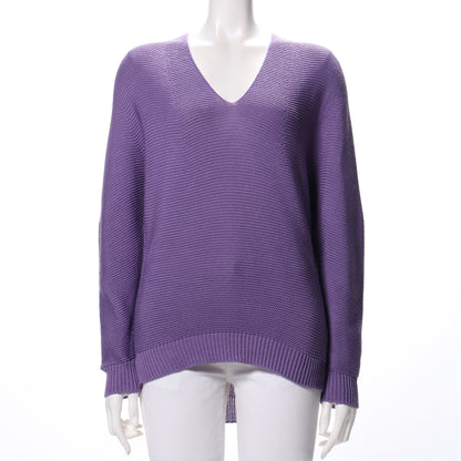 Vネックホールガーメントニット