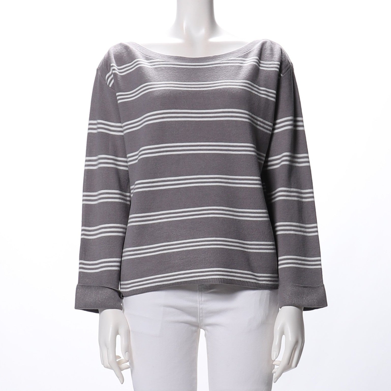 ボーダー柄ニット