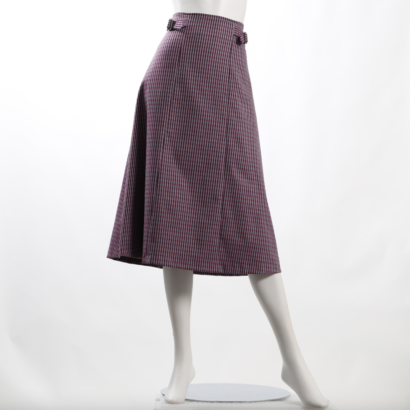 カラーチェックスカート