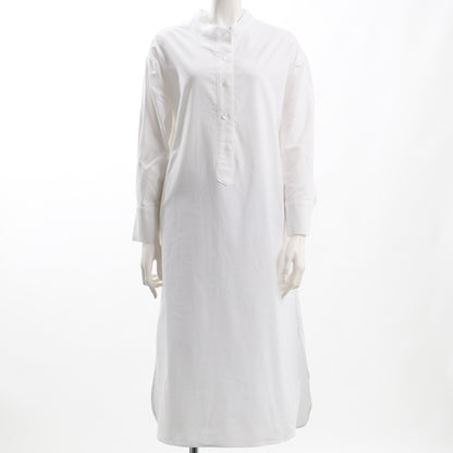 バンドカラーシャツワンピース