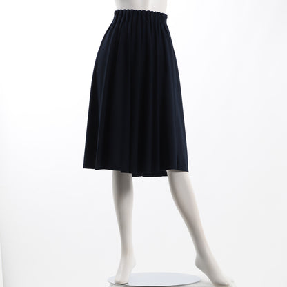 ウエストゴムギャザーフレアスカート