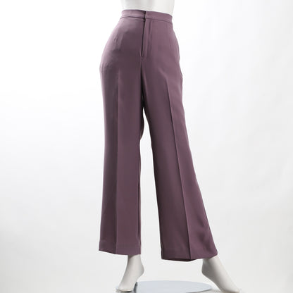 ダブルバックサテンフレアパンツ