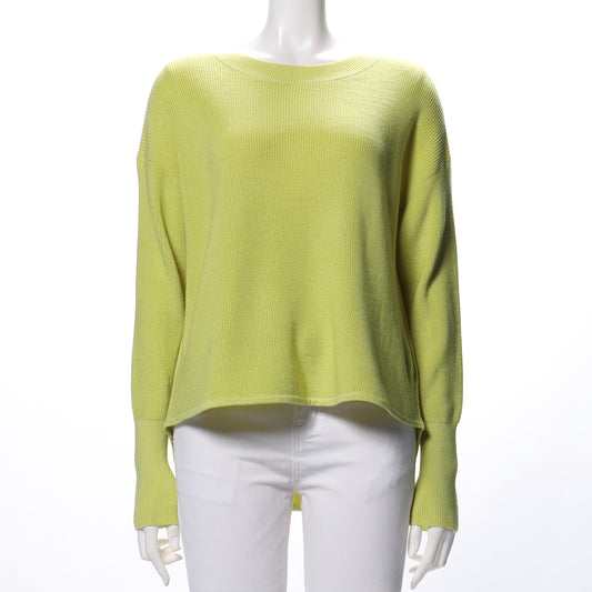 オーバーサイズドロップショルダーボートネックニット