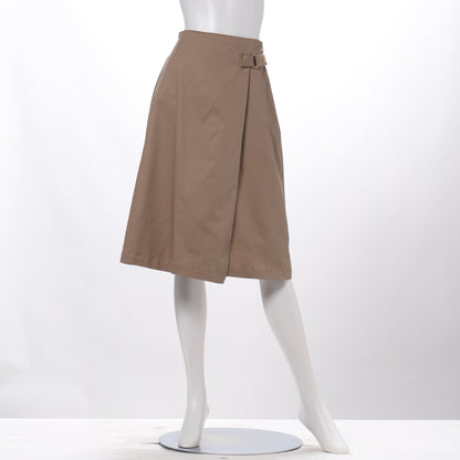 サイドベルトデザインラップ風スカート