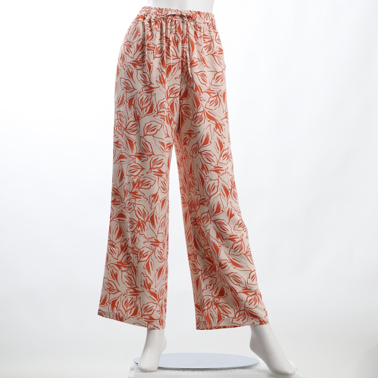 大柄プリントドロストパンツ