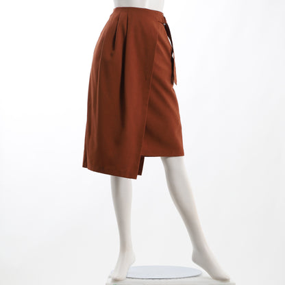 Dカンベルト付きアシンメトリースカート