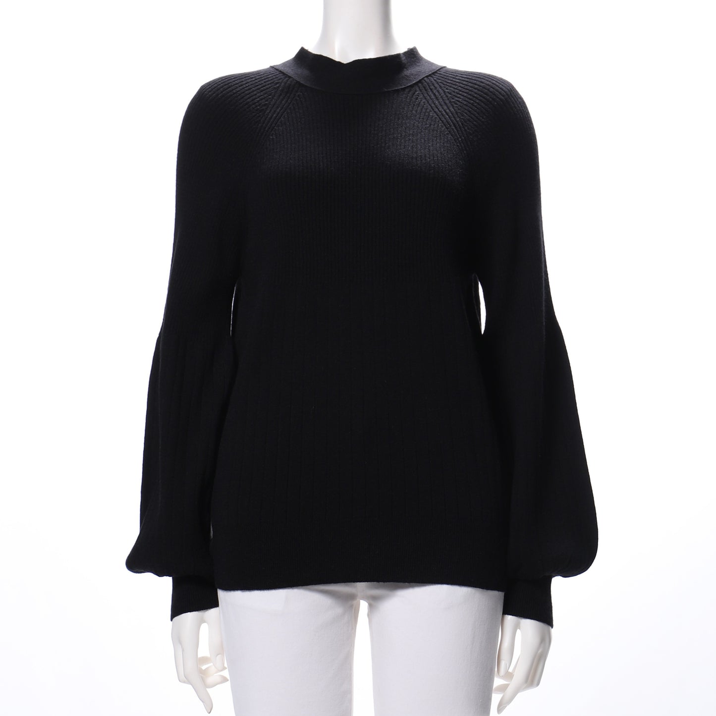 バックリボンデザインニット