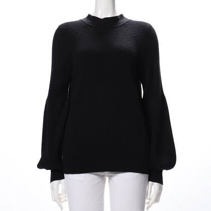 バックリボンデザインニット