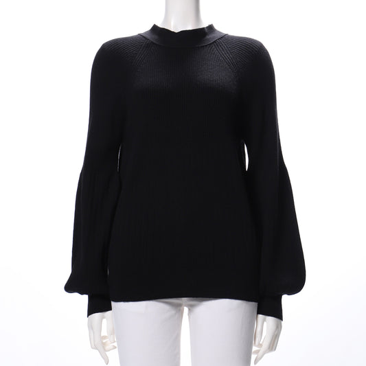 バックリボンデザインニット