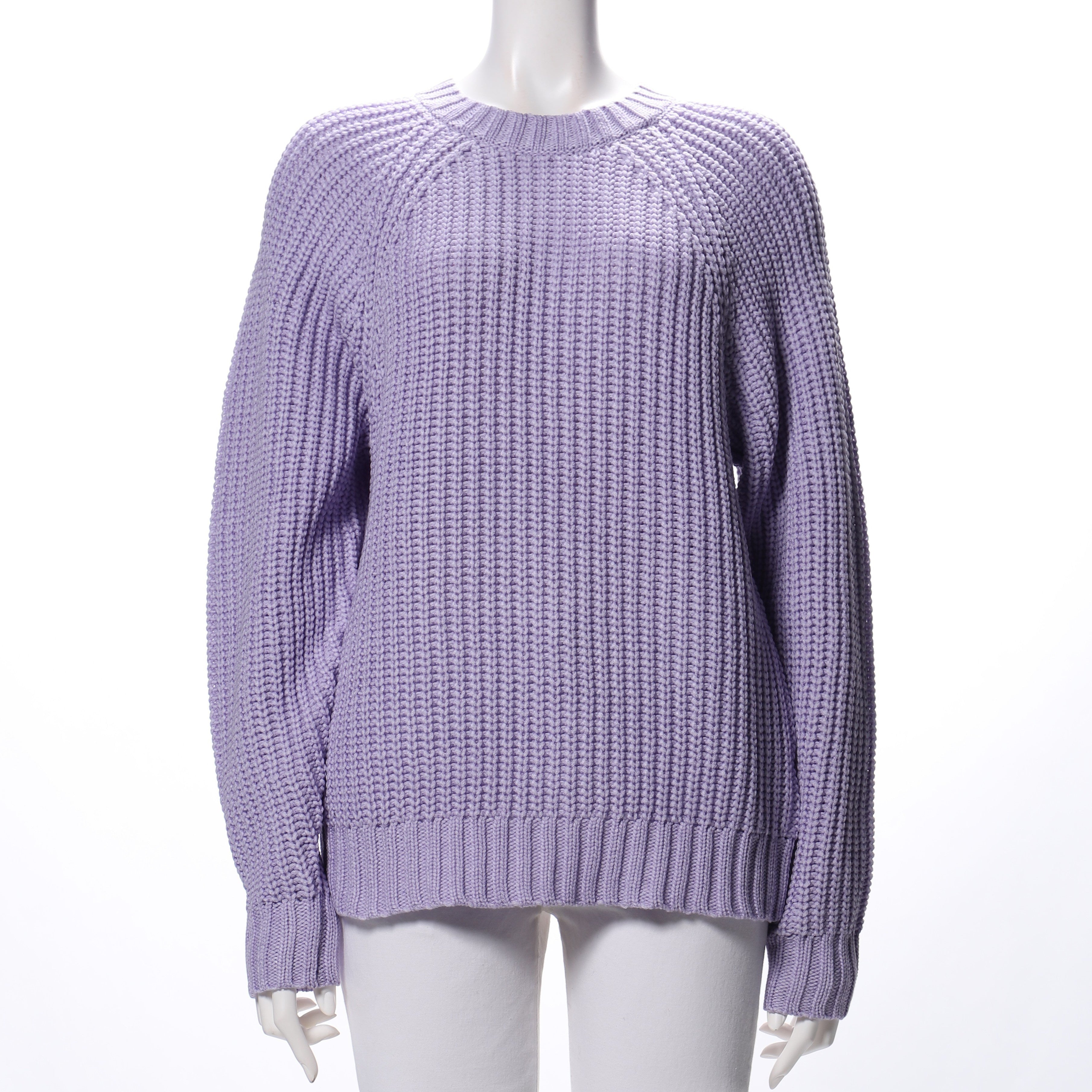 ロービングヤーンシンプルシルエットニット