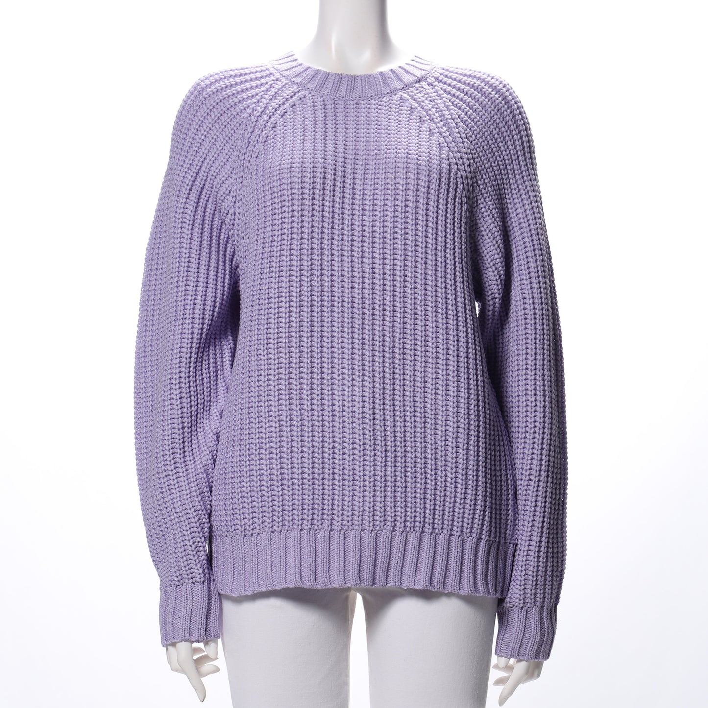 ロービングヤーンシンプルシルエットニット