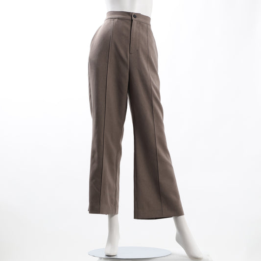 前ピンタックハイウエストパンツ