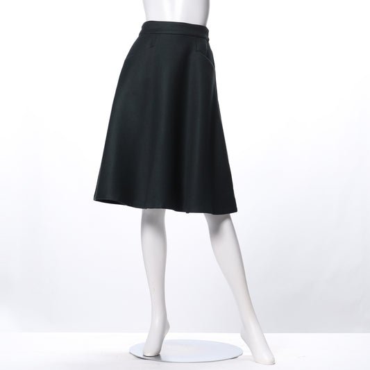 バックゴムポケット付きフレアスカート