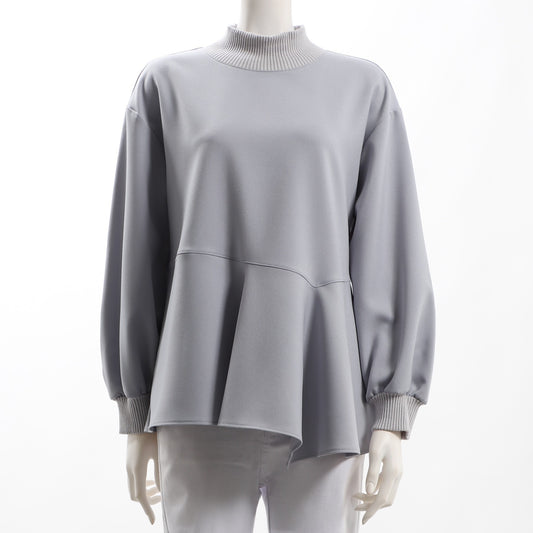 アシンメトリーペプラムカットソー