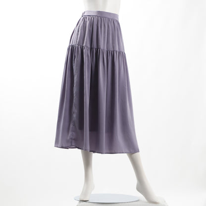 切替デザインギャザースカート