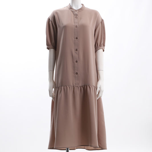 切り替えバンドカラーワンピース