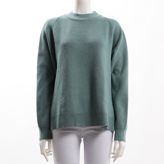 ラグランスリーブプチハイネックニット