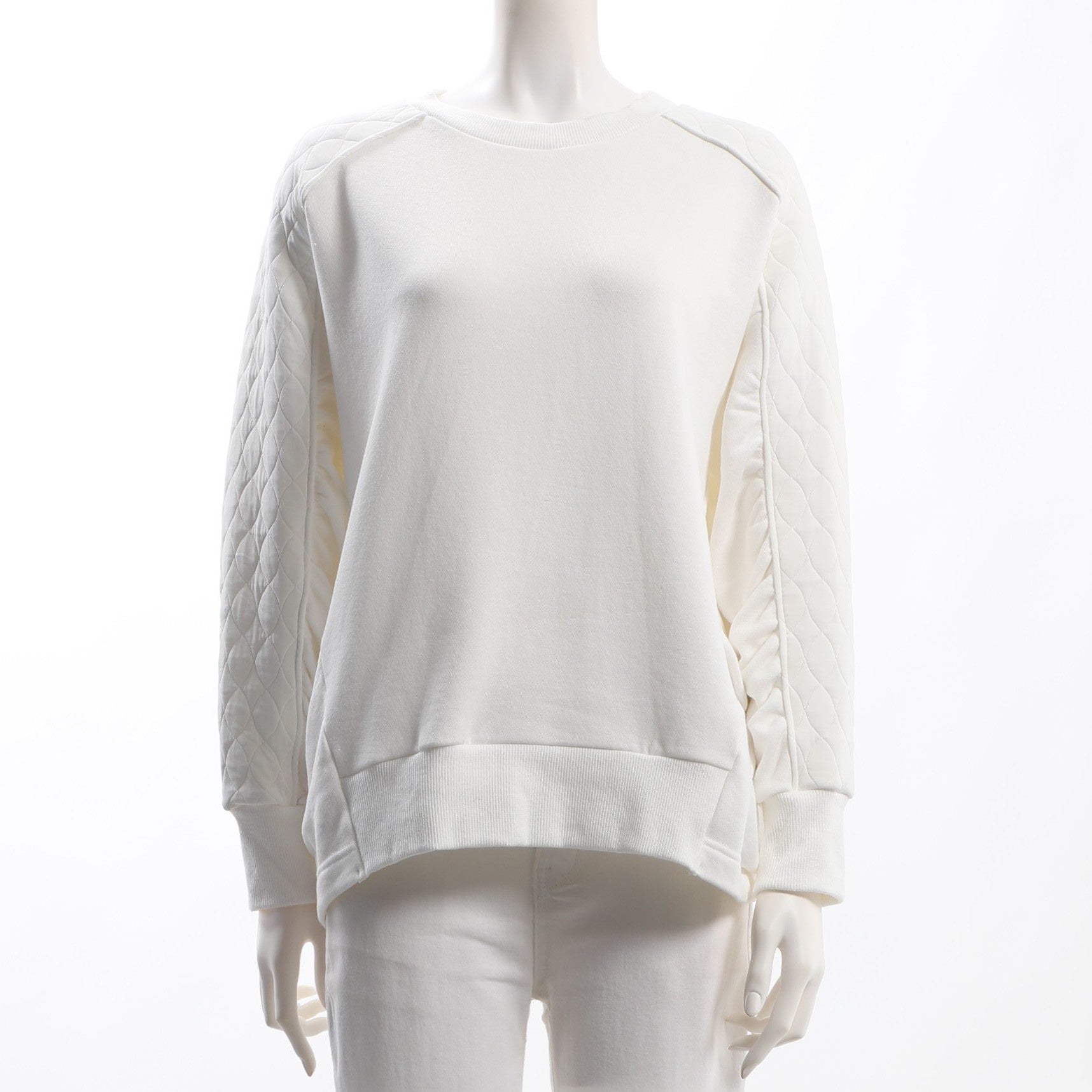 キルティングデザインプルオーバー