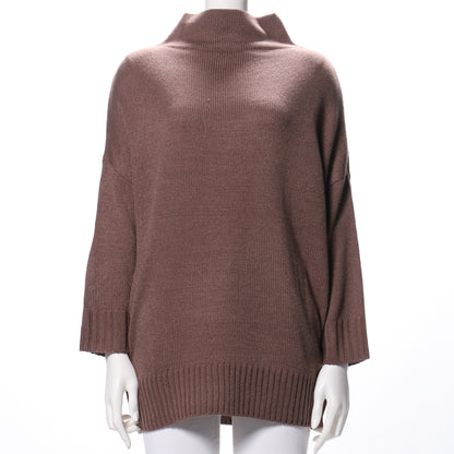 ドロップショルダーオフネックニット