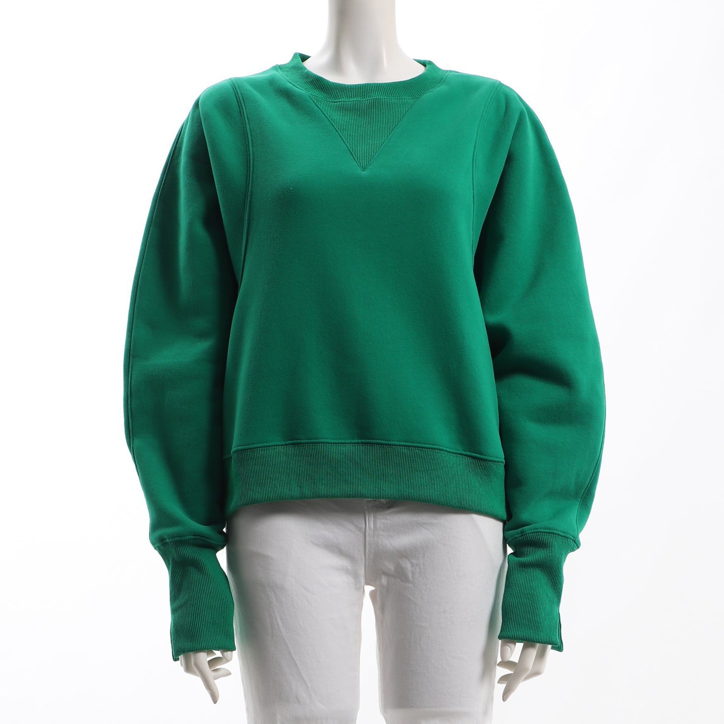 ボリューム袖クルーネックカットソー