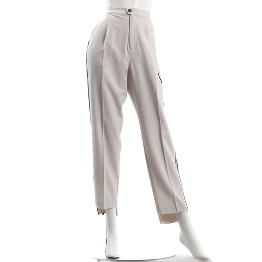 サイドラインテーパードパンツ