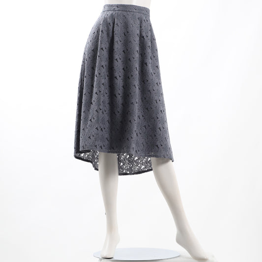 総レースフレアスカート