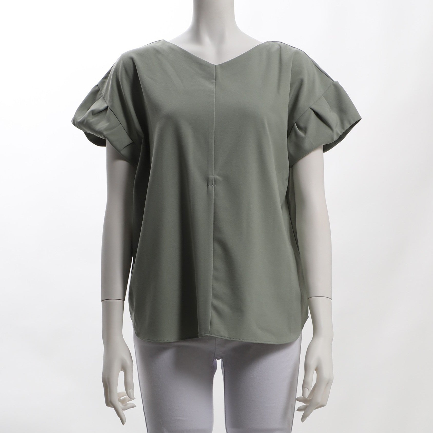 前後2WAYふんわりスリーブブラウス