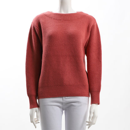 ミドルゲージボートネックニット