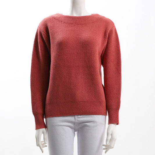 ミドルゲージボートネックニット