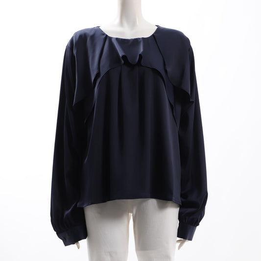 フロントフリルデザインブラウス