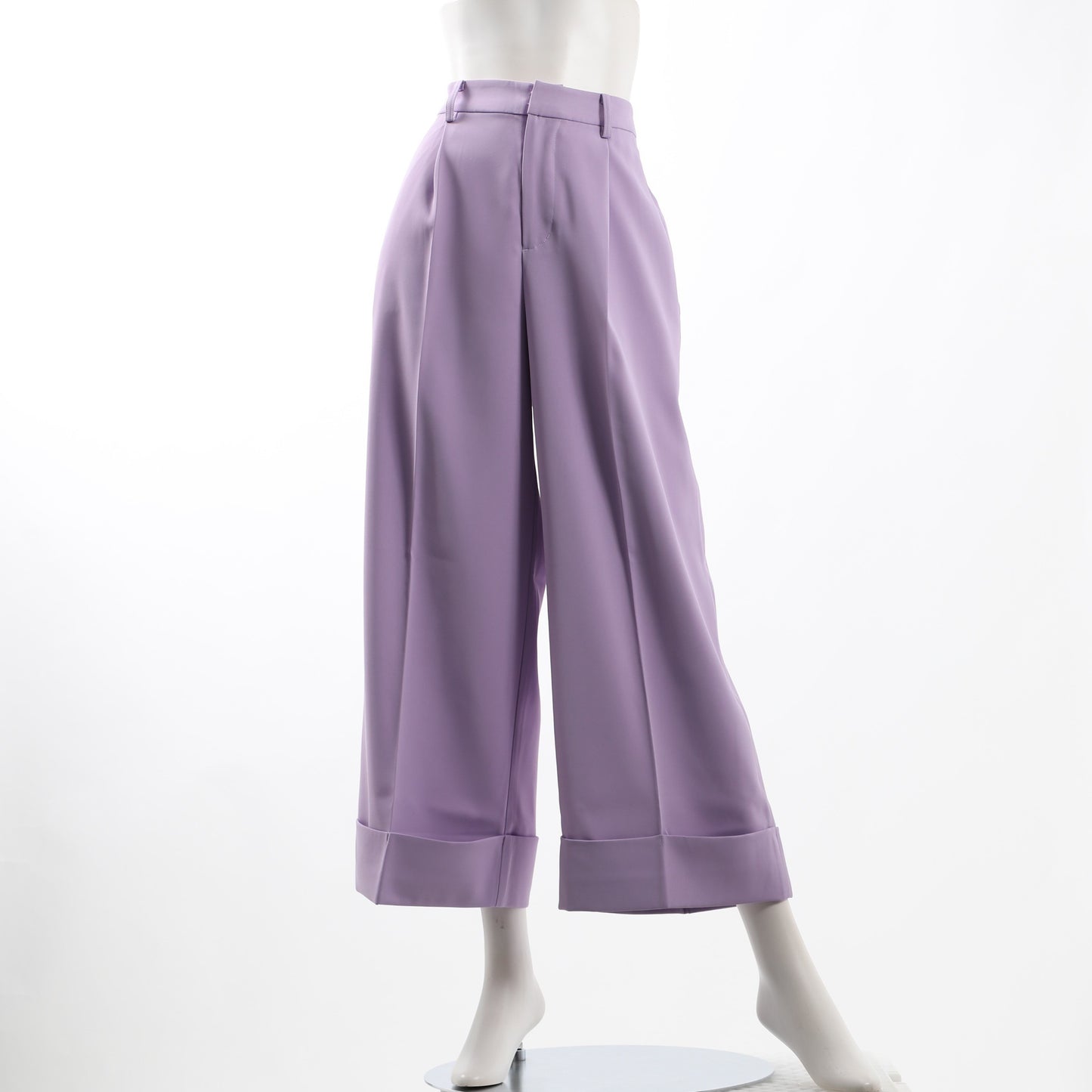 センタープレスワイドタックパンツ