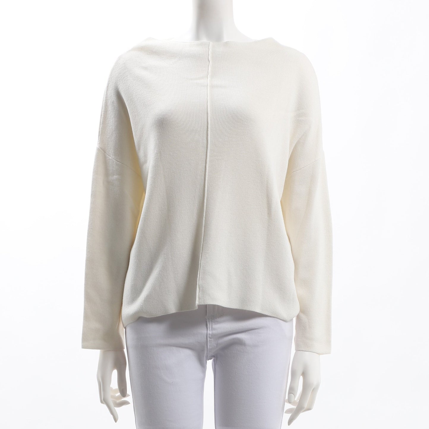 オフネックドロップショルダーニット