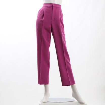 バックゴムタックテーパードパンツ