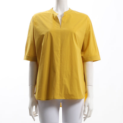 バックタックデザインブラウス