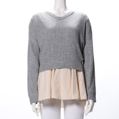 フレアデザインドッキングニット