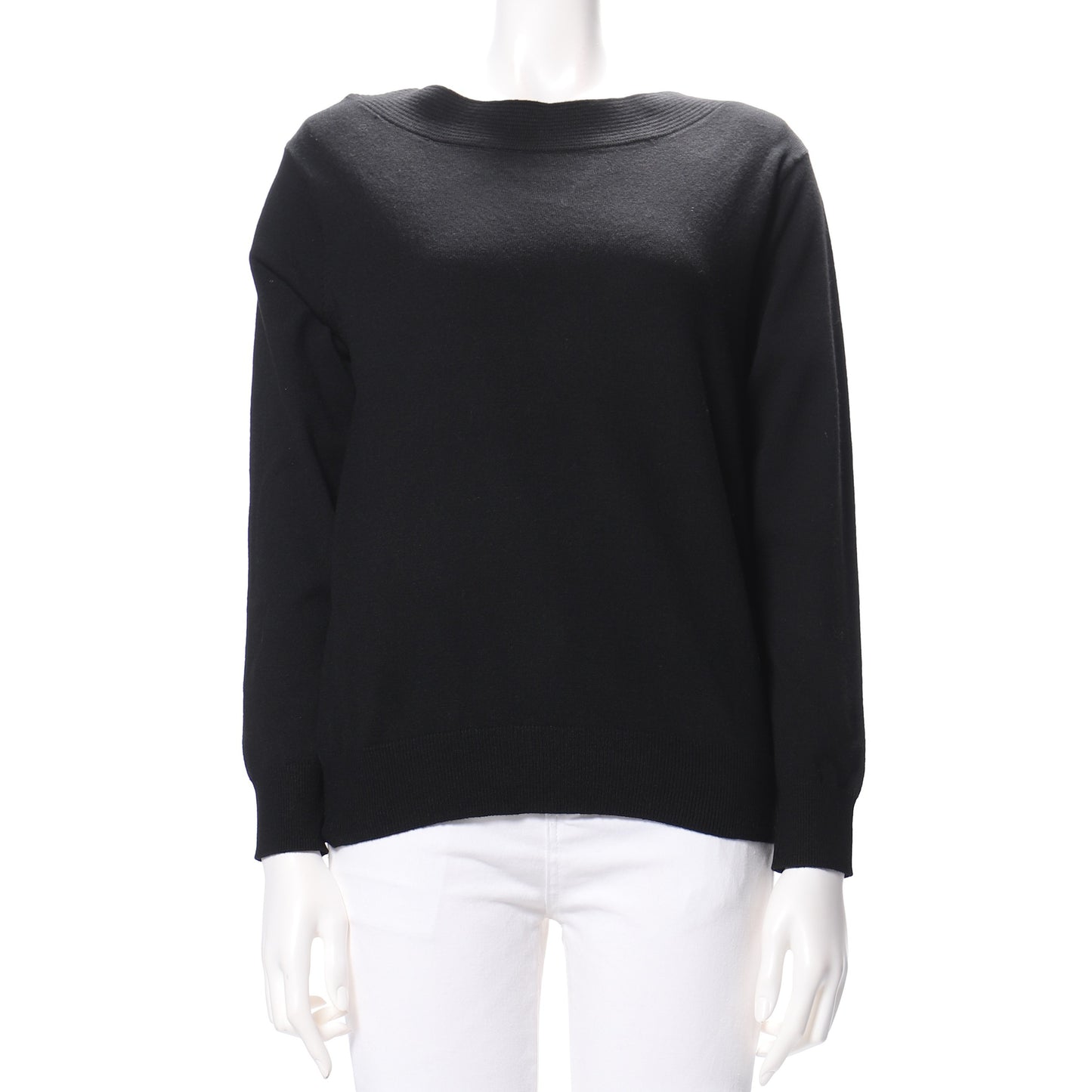 シンプルデザインドロップショルダーニット