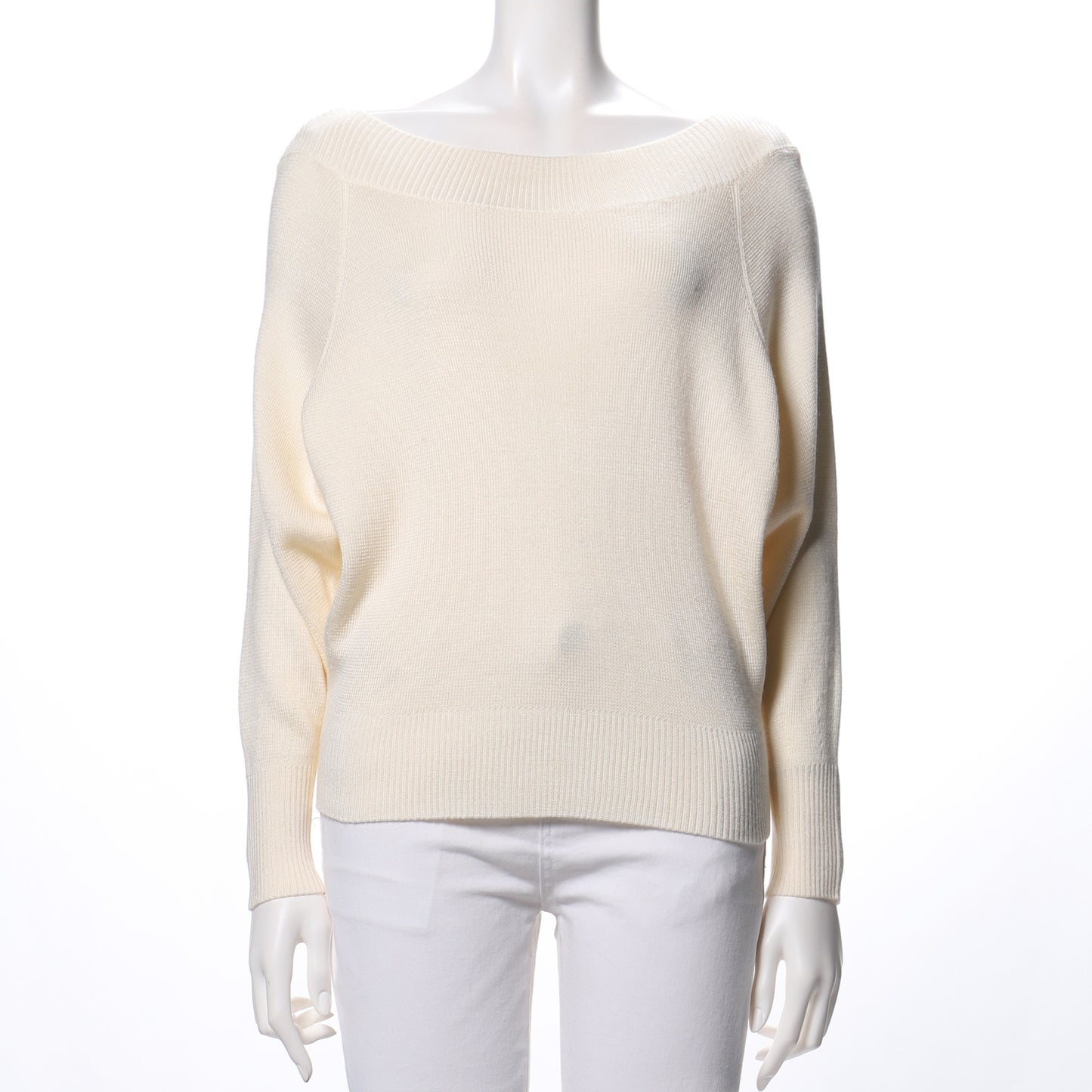 ボートネックドルマンスリーブニット