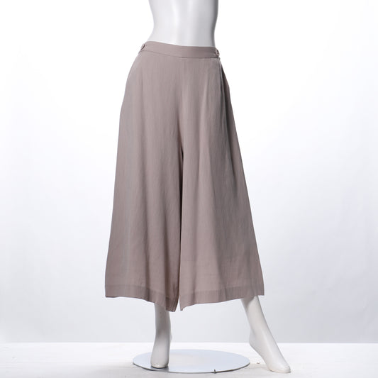 麻調ライトフレアパンツ