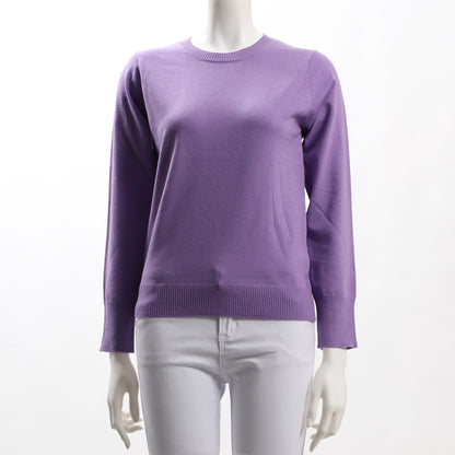 ベーシッククルーネックニット