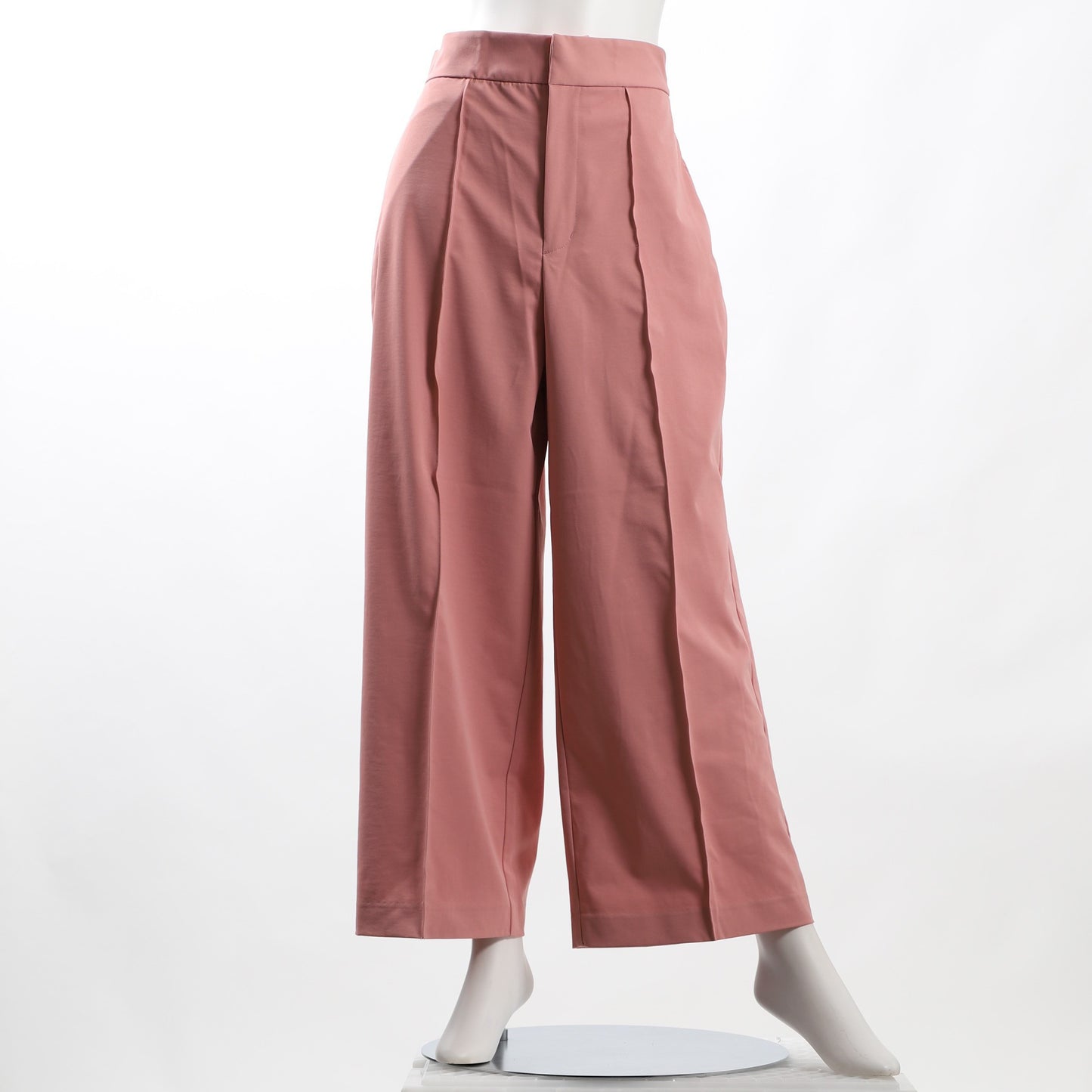 前ピンタックポケット付きワイドパンツ