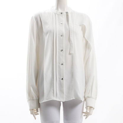 アシンメトリーフロントデザインブラウス